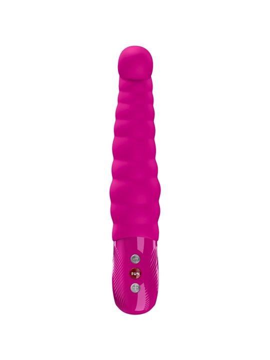 Fun Factory Patchy Paul - Vibratore Punto G in Silicone Fucsia 23 Cm