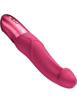 Fun Factory Mr. Boss - Vibratore Punto G in Silicone Rosso 21 Cm