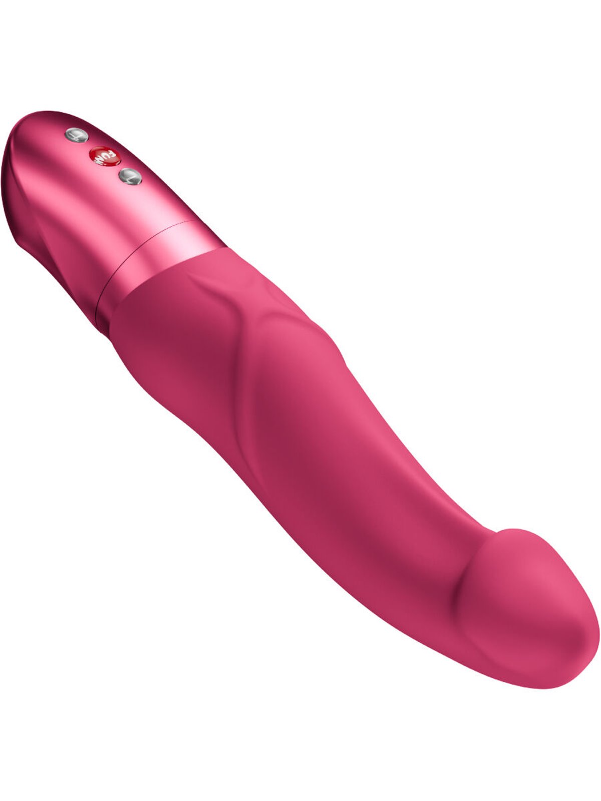 Fun Factory Mr. Boss - Vibratore Punto G in Silicone Rosso 21 Cm