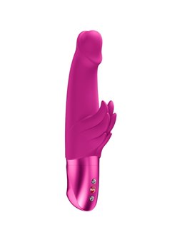 Fun Factory Wicked Angel - Fuchsia Silicone Rabbit Vibrator 9.5 cm
