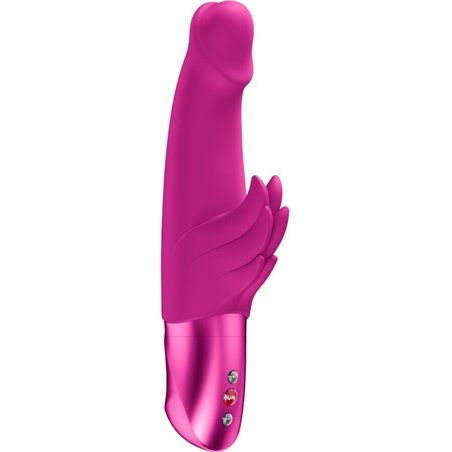 Fun Factory Wicked Angel - Vibratore Rabbit in Silicone Fucsia 9,5 Cm