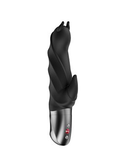 Fun Factory Darling Devil - Vibratore Rabbit in Silicone Nero 20 Cm