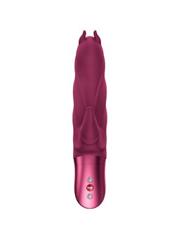 Fun Factory Darling Devil - Vibratore Rabbit in Silicone Rosso 20 Cm
