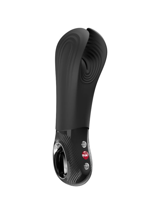 Fun Factory Manta - Black Silicone Clitoral and Penis Multivibrator