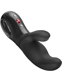 Fun Factory Miss Bi - Vibratore Rabbit in Silicone Nero 17 Cm