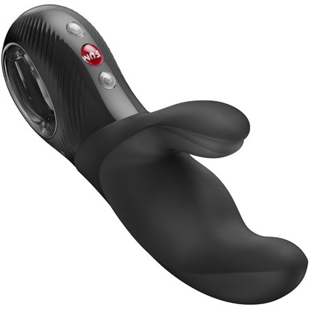 Fun Factory Miss Bi - Vibratore Rabbit in Silicone Nero 17 Cm