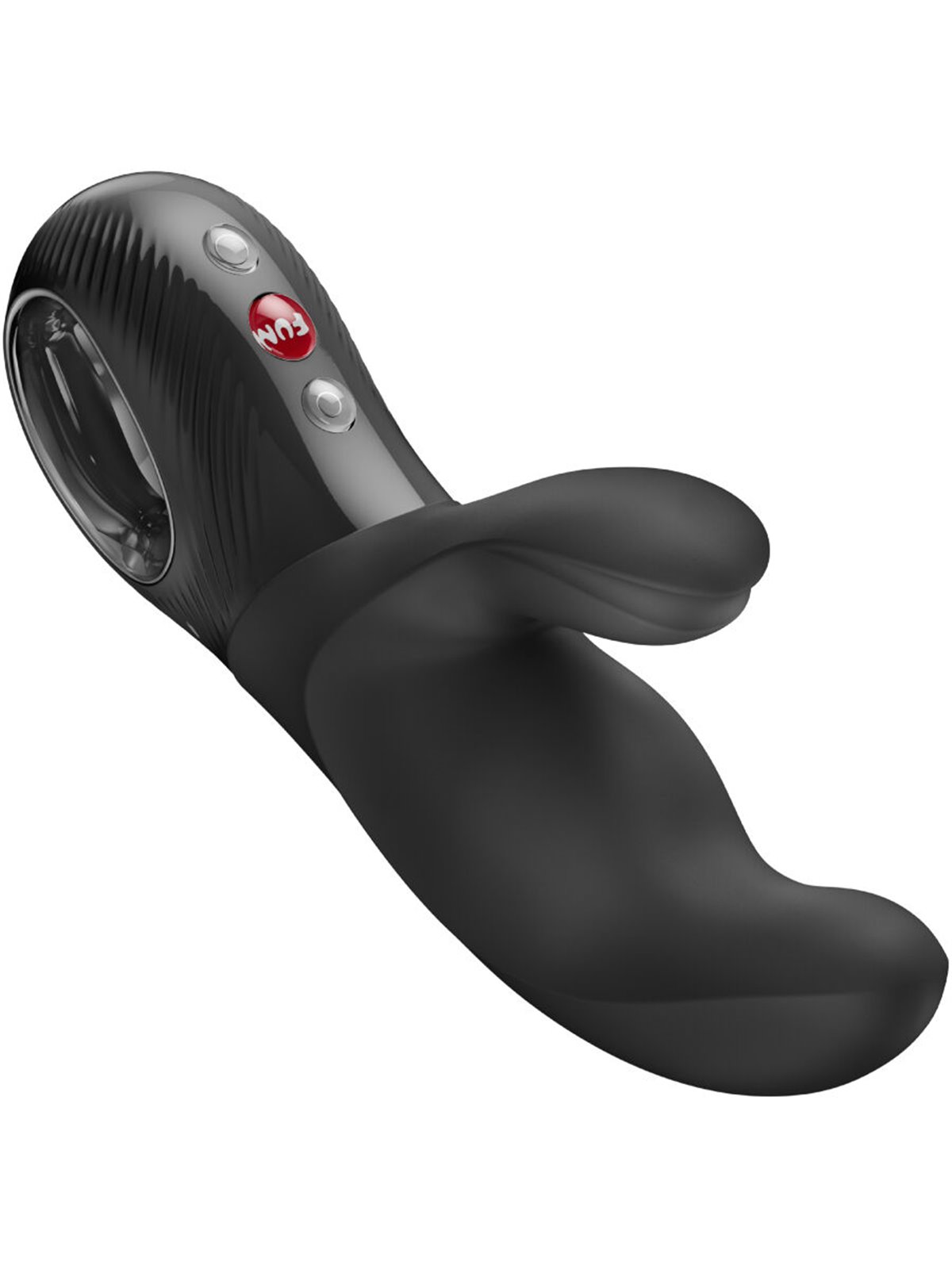 Fun Factory Miss Bi - Black Silicone Rabbit Vibrator 17 cm