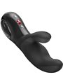 Fun Factory Miss Bi - Vibratore Rabbit in Silicone Nero 17 Cm