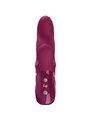 Fun Factory Miss Bi - Vibratore Rabbit in Silicone Bordeaux 17 Cm