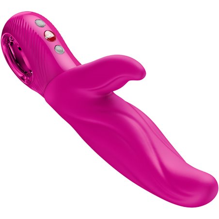 Fun Factory Lady Bi - Vibratore Rabbit in Silicone Fucsia 21,6 Cm