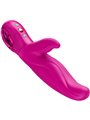 Fun Factory Lady Bi - Vibratore Rabbit in Silicone Fucsia 21,6 Cm