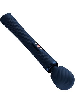 Fun Factory Vim - Vibratore a Bacchetta Silenzioso in Silicone Blu