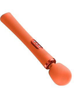 Fun Factory Vim - Vibratore a Bacchetta Silenzioso in Silicone Arancio