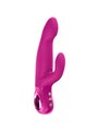 Fun Factory Bi Stronic Immerse - Vibratore Rabbit a Spinta Fucsia 22 Cm