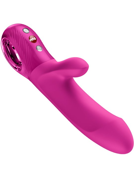 Fun Factory Bi Stronic Embrace - Vibratore Rabbit a Spinta Fucsia
