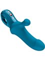 Fun Factory Bi Stronic Curve - Blue Thrusting Rabbit Vibrator
