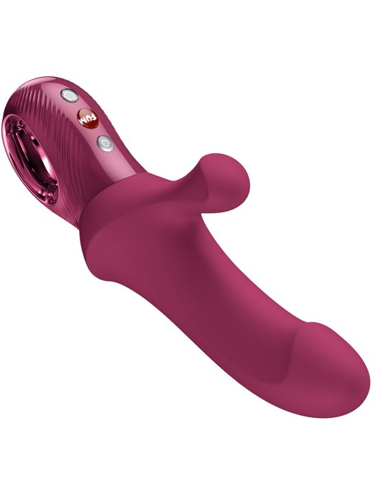 Fun Factory Bi Stronic Curve - Vibratore Rabbit a Spinta Bordeaux