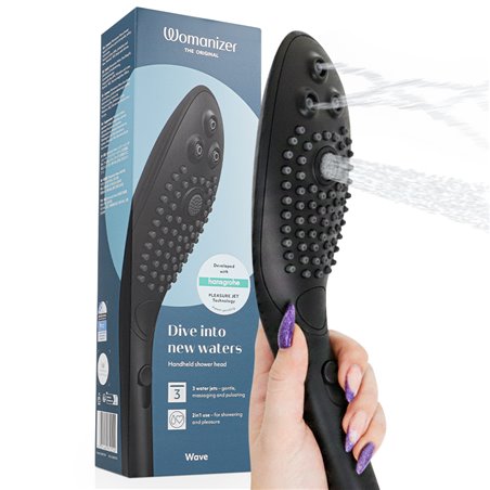 Womanizer Wave - Black Clitoral Stimulating Shower Head
