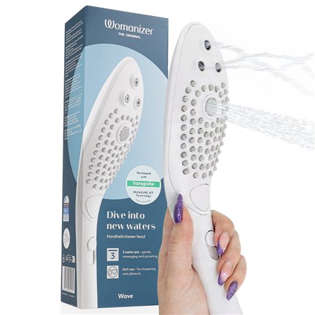 Womanizer Wave - White Clitoral Stimulating Shower Head