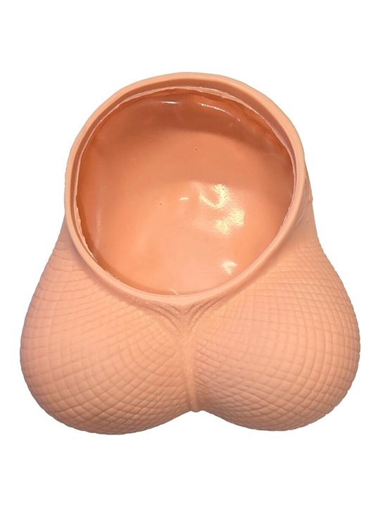 Diablo Picante - Vassoio Porta Oggetti a Forma di Testicoli Beige