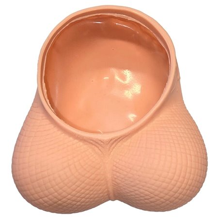 Diablo Picante - Vassoio Porta Oggetti a Forma di Testicoli Beige