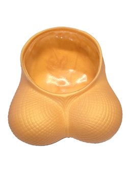 Diablo Picante - Vassoio Porta Oggetti a Forma di Testicoli Colore Oro