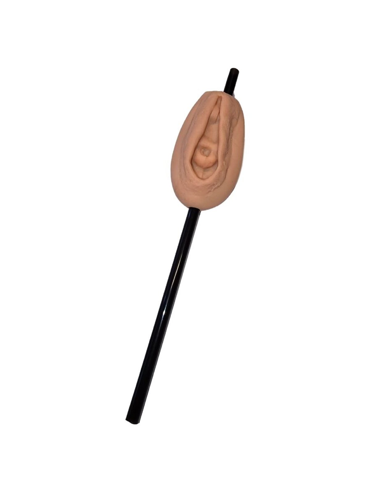 Diablo Picante - Cannuccia a Forma di Vagina Colore Beige