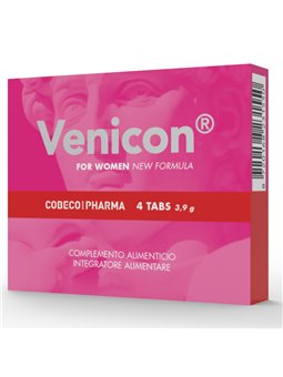 Cobeco Venicon - Integratore per la Libido Femminile 4 Capsule