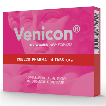 Cobeco Venicon - Integratore per la Libido Femminile 4 Capsule