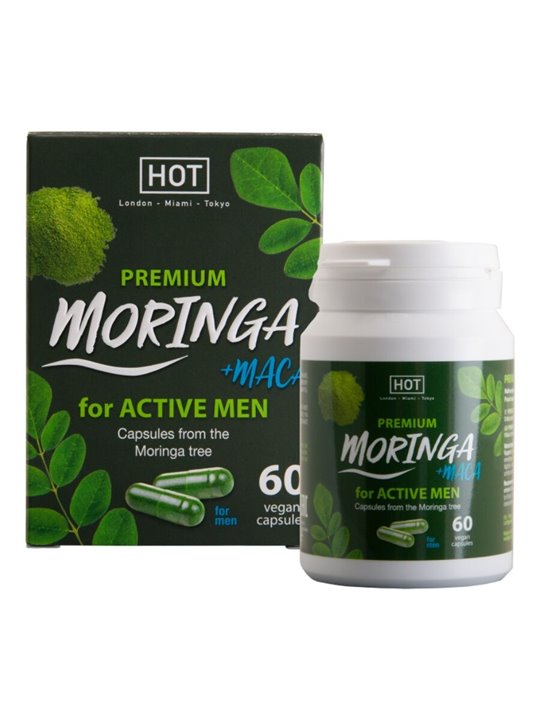 Hot Premium Moringa - Male Virility Supplement 60 Capsules