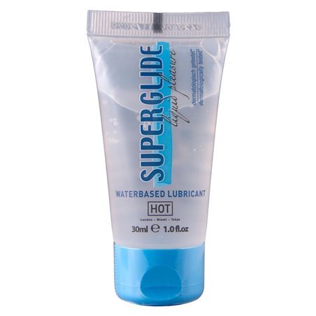 Hot SuperGlide Liquid Pleasure - Water-Based Lubricant 30 ML