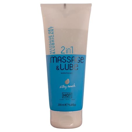 Hot Massage & Lube - Water-Based Lubricating and Massaging Gel 200 ML