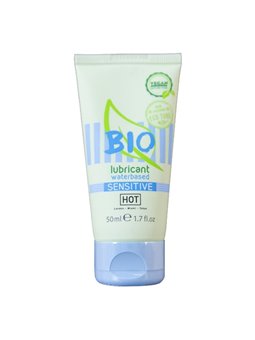 Hot Bio Sensitive - Water-Based Intimate Lubricant 50 ML