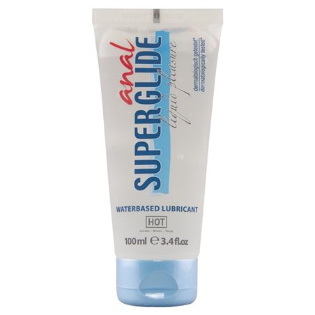 Hot SuperGlide Liquid Pleasure - Lubrificante Anale Base Acqua 100 ML