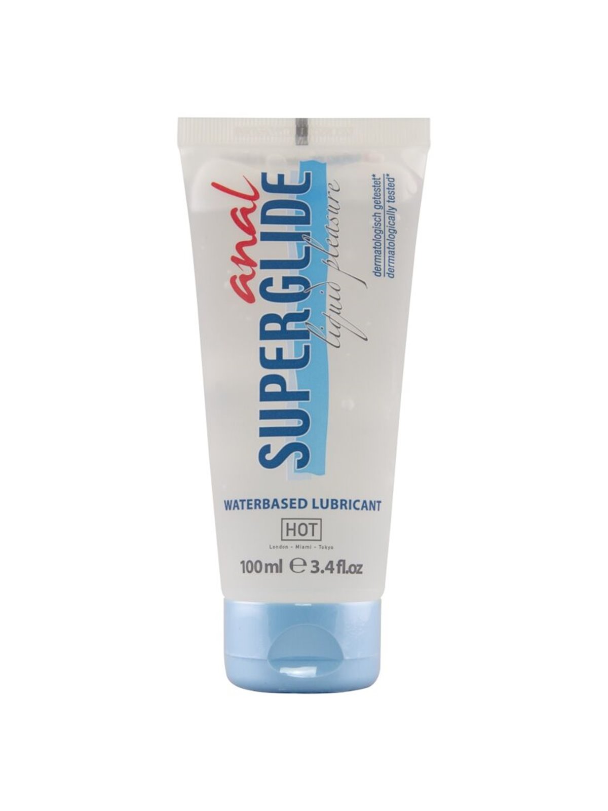 Hot SuperGlide Liquid Pleasure - Lubrificante Anale Base Acqua 100 ML