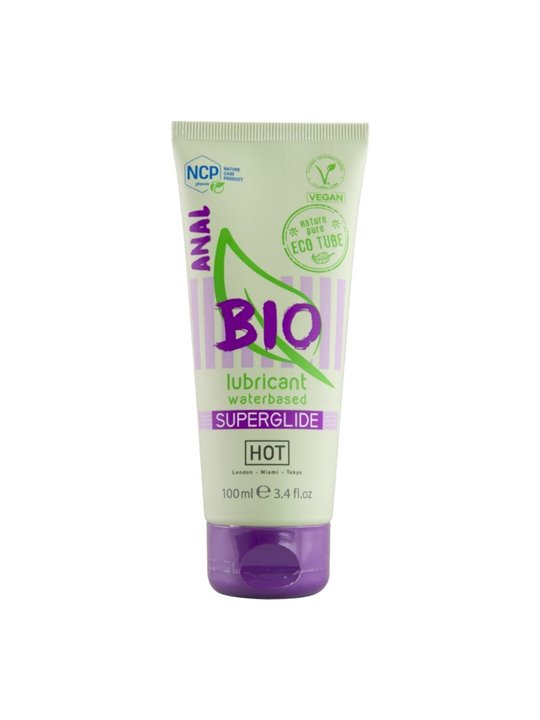 Hot SuperGlide Bio - Water-Based Anal Lubricant 100 ML
