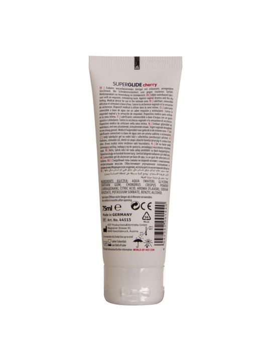 Hot SuperGlide - Lubrificante Intimo Commestibile Aroma Ciliegia 75 ML