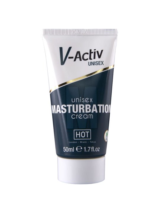 Hot V-Activ Masturbation - Unisex Stimulating Cream with CBD 100 ML