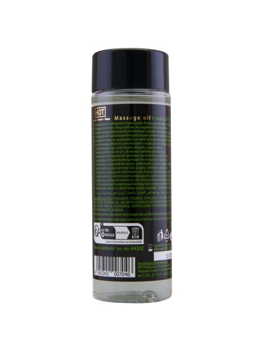 Hot Massage Oil Tropical Fruit - Olio da Massaggio Aromatizzato 100 ML
