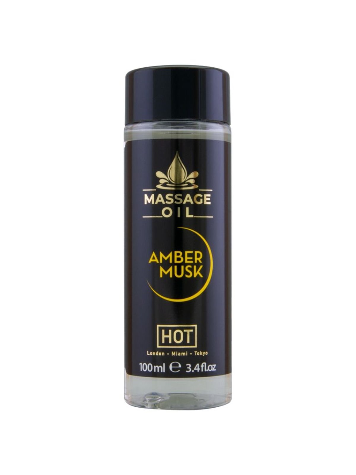 Hot Massage Oil Amber Musk - Scented Massage Oil 100 ML