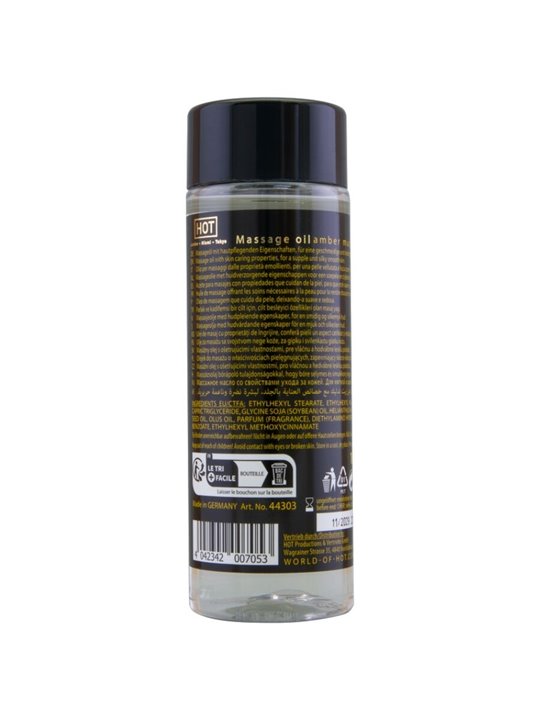 Hot Massage Oil Amber Musk - Scented Massage Oil 100 ML