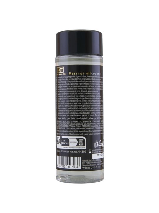 Hot Massage Oil Coconut - Olio da Massaggio Aromatizzato 100 ML