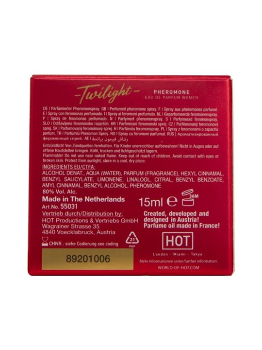 Hot Twilight Pheromone - Profumo ai Feromoni per Donna 15 ML