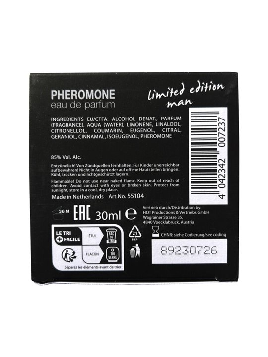 Hot Dubai Limited Edition Man - Pheromone Perfume for Men 30 ML