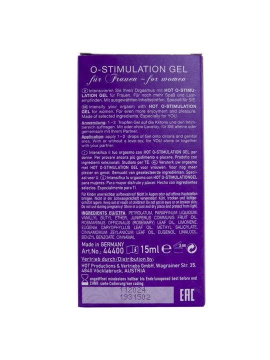 Hot O-Stimulation - Stimulating Gel for Women 15 ML