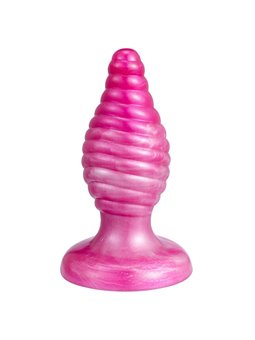 Silexd Cherry - Pink Thermoreactive Silicone Anal Plug 9.2 cm