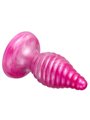 Silexd Cherry - Pink Thermoreactive Silicone Anal Plug 9.2 cm