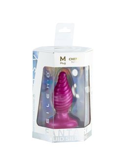 Silexd Cherry - Pink Thermoreactive Silicone Anal Plug 9.2 cm