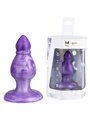 Silexd Queen - Plug Anale in Silicone Termoreattivo Viola 9,2 Cm