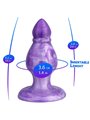 Silexd Queen - Plug Anale in Silicone Termoreattivo Viola 9,2 Cm